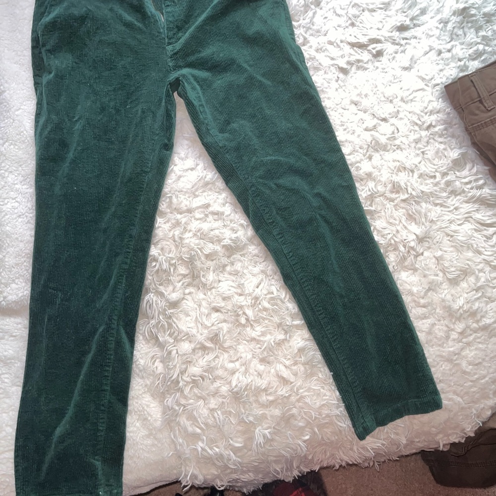 Forever 21 Corduroy Green Pants